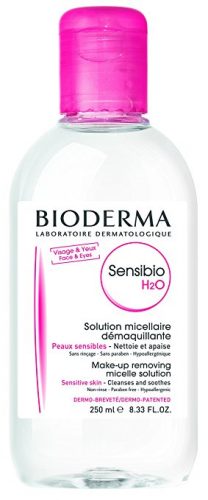 Bottle of Bioderma Sensibio H2O Make-Up Removing Solution