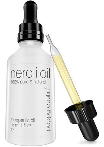 Bottle of neroli oil and dropper