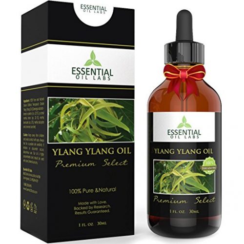 Bottle of ylang ylang oil